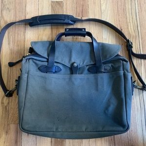 Filson Rugged Twill Briefcase- Olive Green